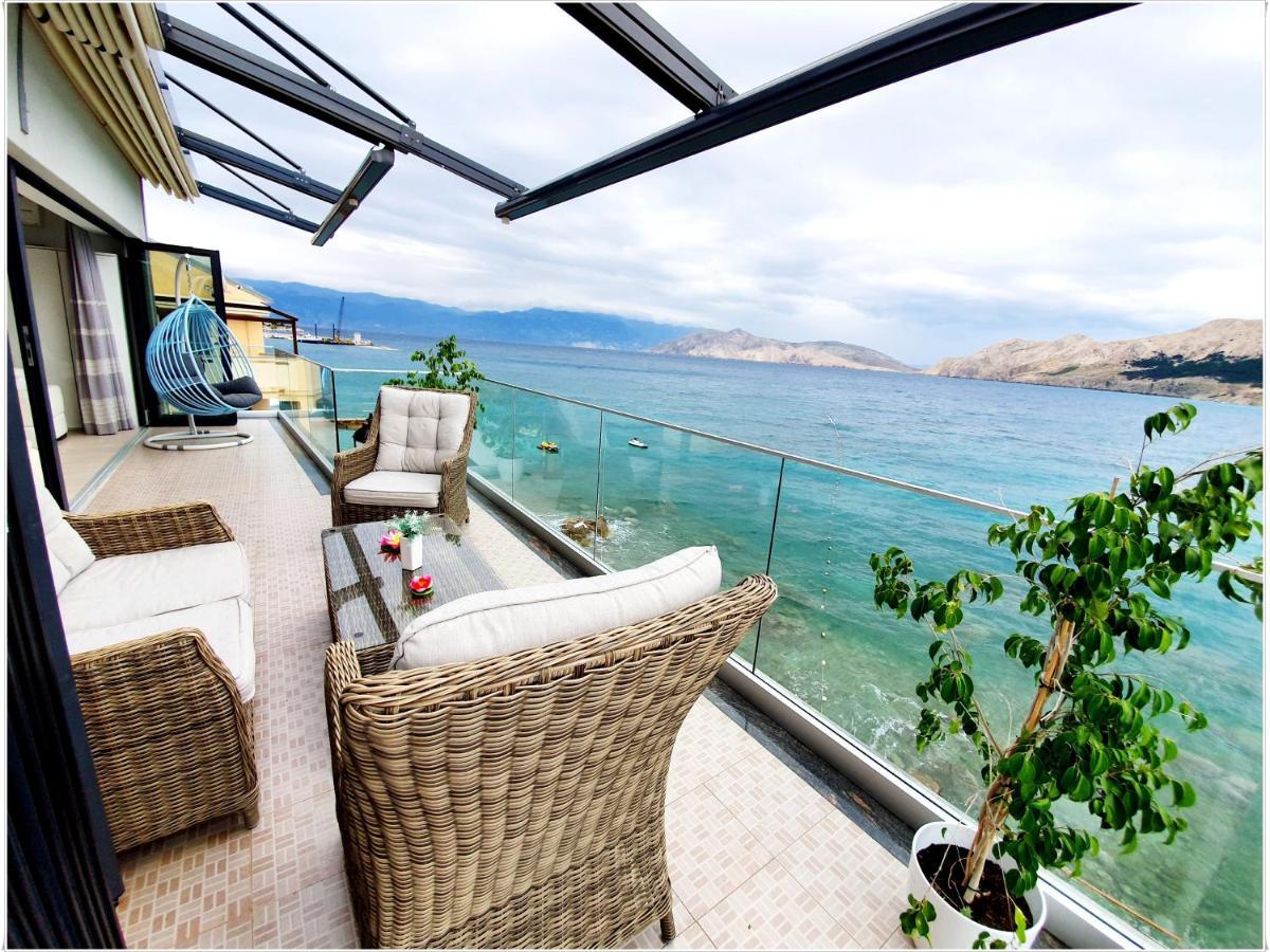 Apartments Palada 1 Baška Kültér fotó