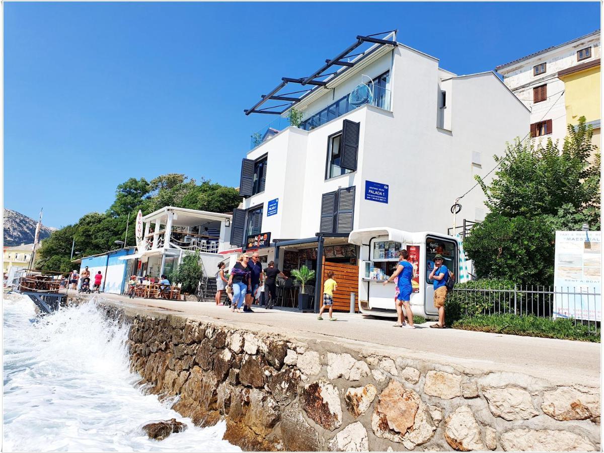Apartments Palada 1 Baška Kültér fotó