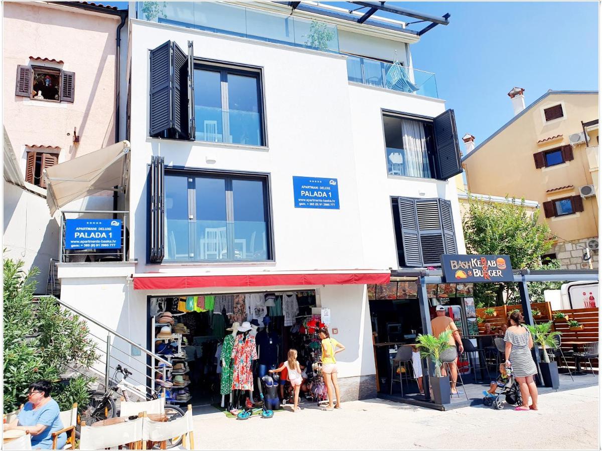 Apartments Palada 1 Baška Kültér fotó