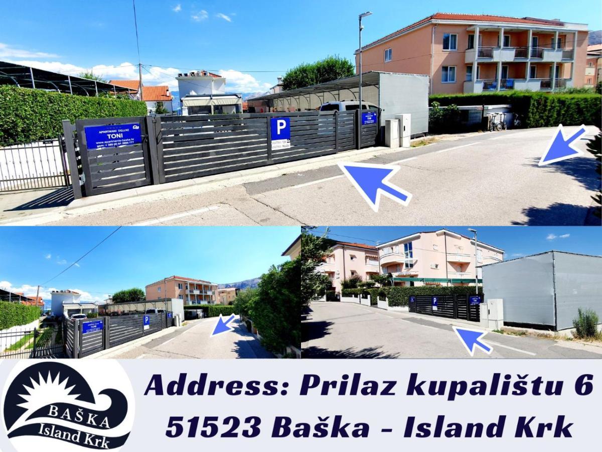 Apartments Palada 1 Baška Kültér fotó