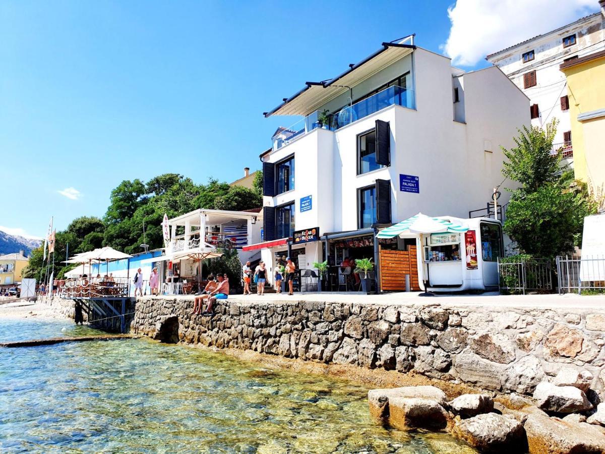 Apartments Palada 1 Baška Kültér fotó