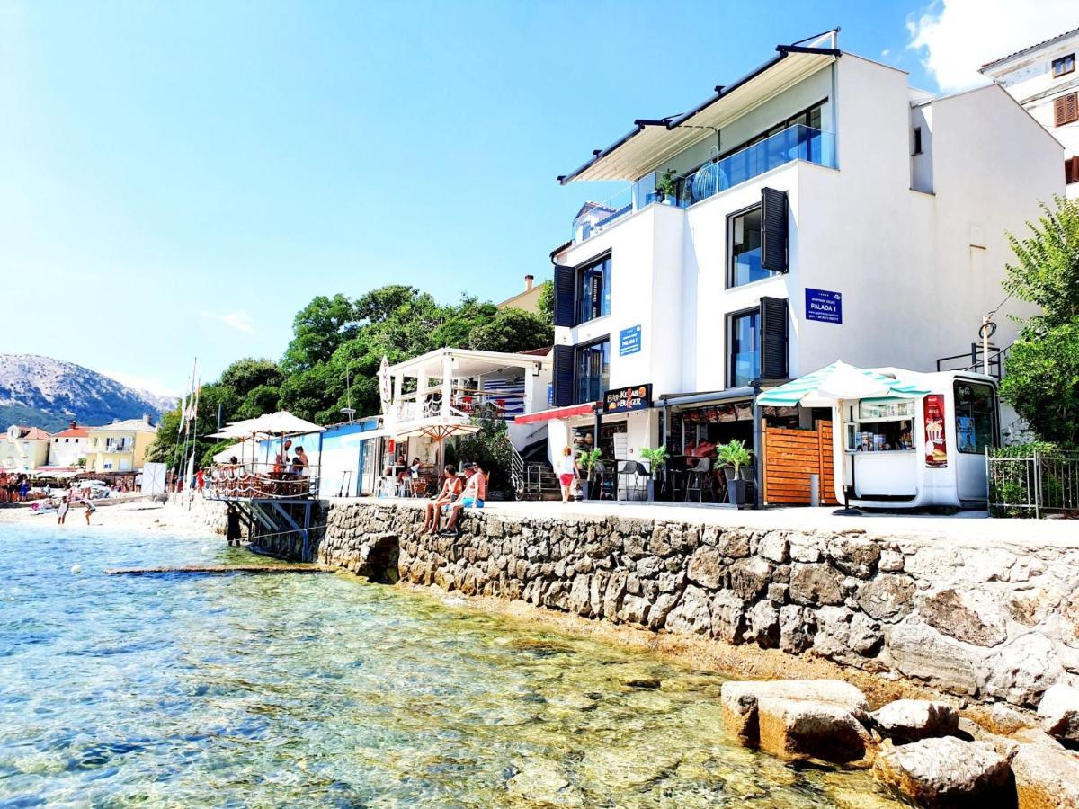 Apartments Palada 1 Baška Kültér fotó